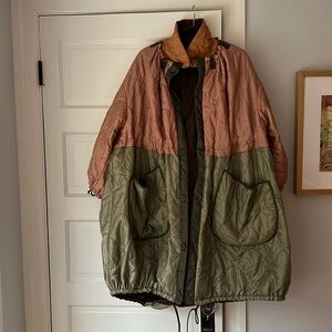 Marfa Stance Parachute Quilted Coat NWT